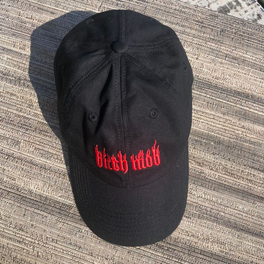MTTM Flame Logo B!tch Mob Dad Hat — Married to the Mob Streetwear - Picture 2 of 8